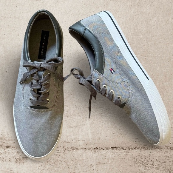 TOMMY HILFIGER • Boat Beach Peril 3 Flag Sneakers Summer Old School Shoes - Picture 9 of 9